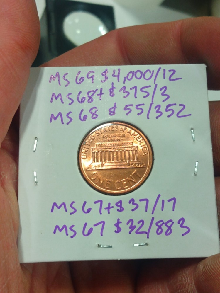 1992 D PENNY/Misaligned Die Reverse/VERY HIGH MS/FLAWLESS APPEARANCE