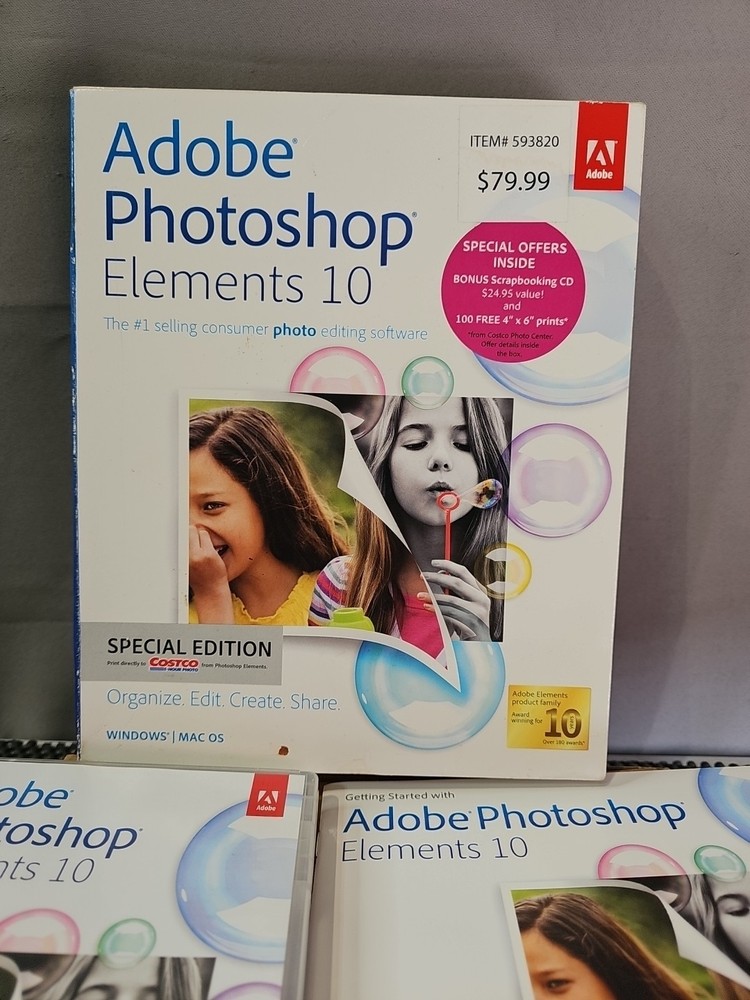 Adobe Photoshop Elements 10 (Open Box Never Use)