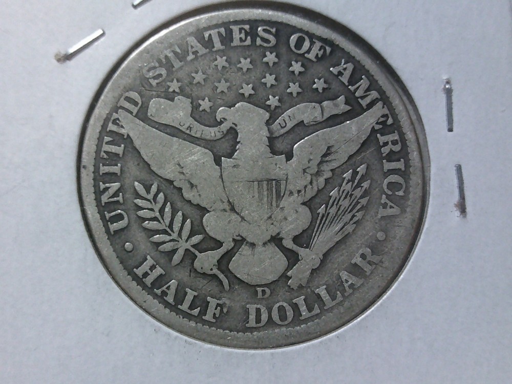 1908-D Barber Half Dollar BZ