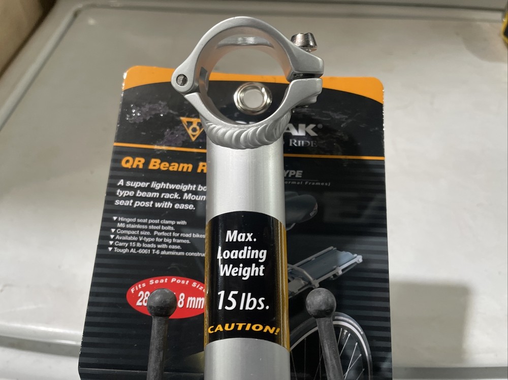 Topeak QR Beam Rack RX Bicycle Rack (E Type)