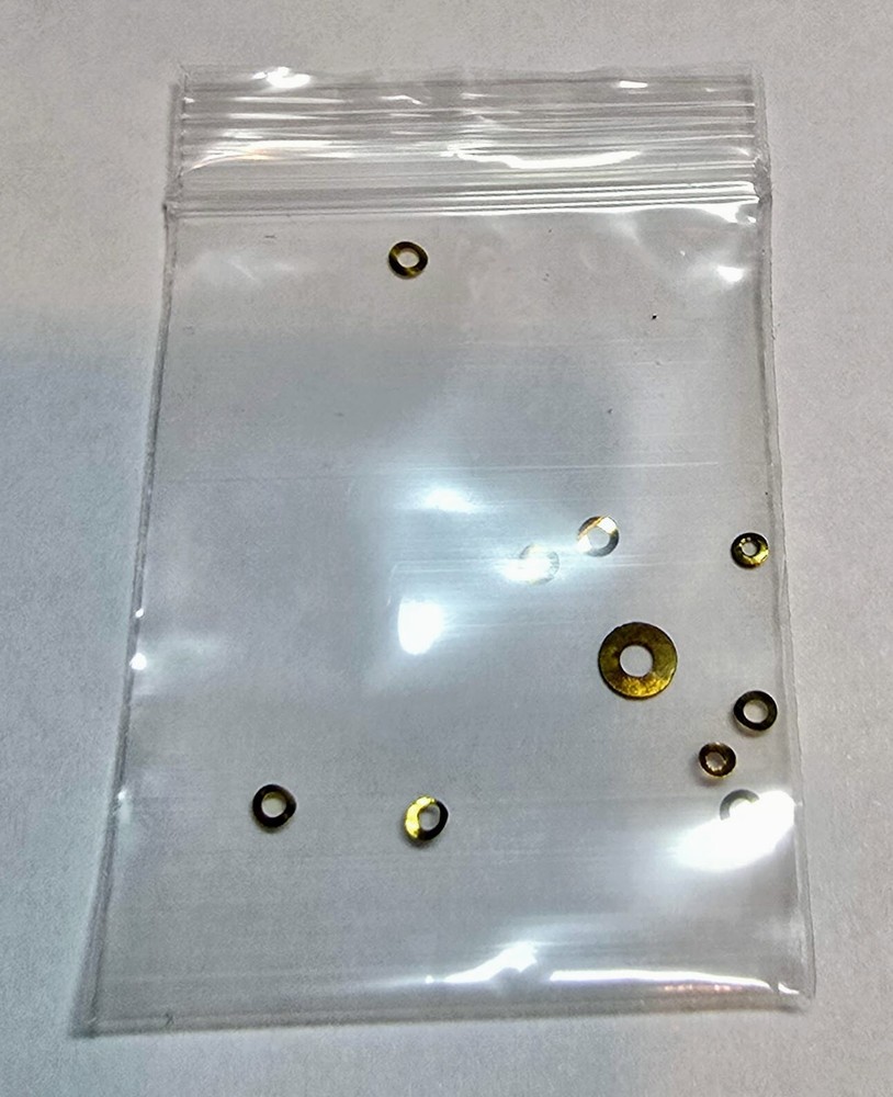 Watchmaking Dial Washers, assorted sizes - USA SELLER