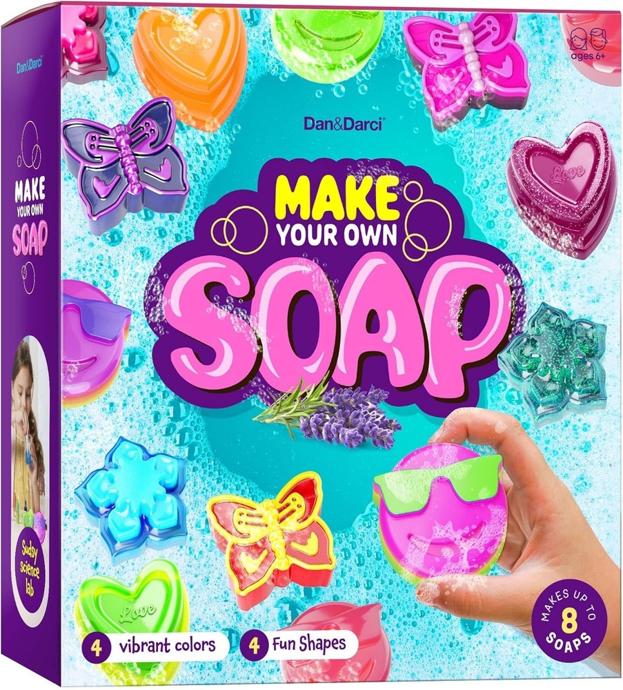 Creative Soap Making Kit for Kids - Educational Fun & STEM Activity - Age 6-12