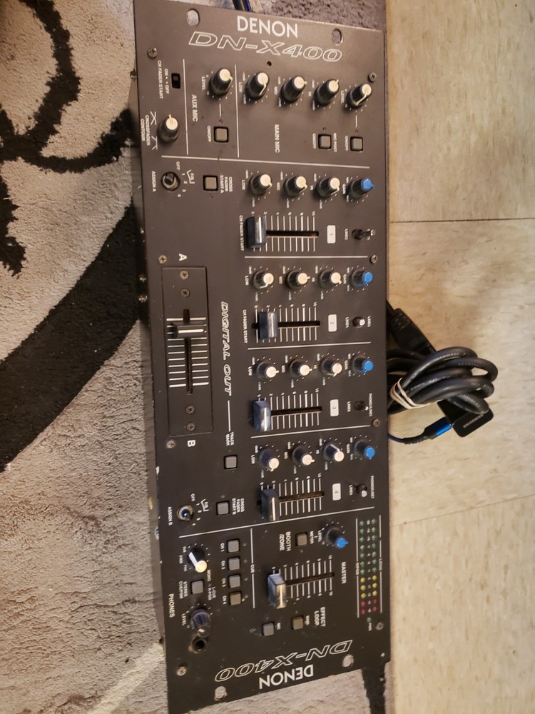 DENON DN-X400 Professional DJ Mixer Powers  On Untested  From There "As Is"