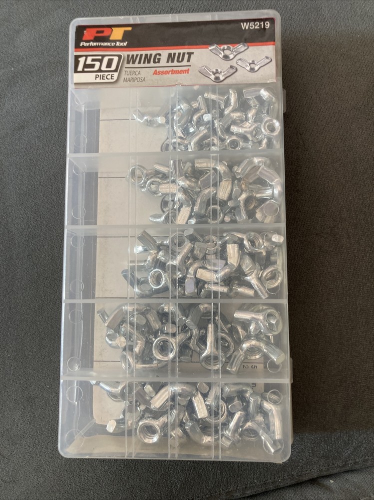 Performance Tool W5219 150pc Wing Nut Assortment