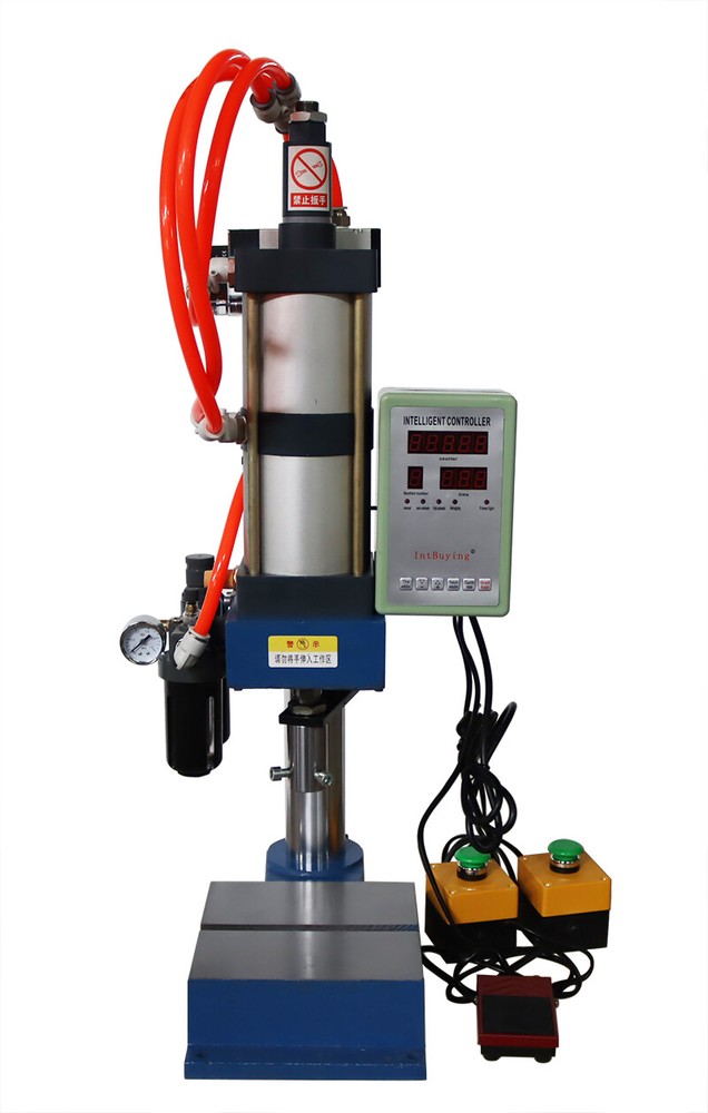 110V Pneumatic Punch Press Machine with Controller 2200lbs/1000kg