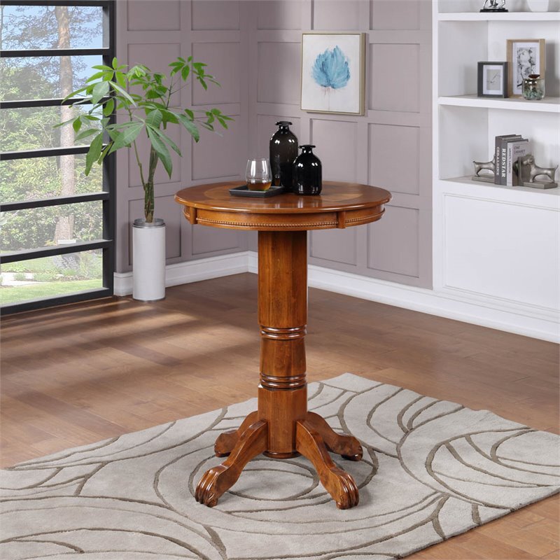 Boraam Florence Pub Table in Walnut