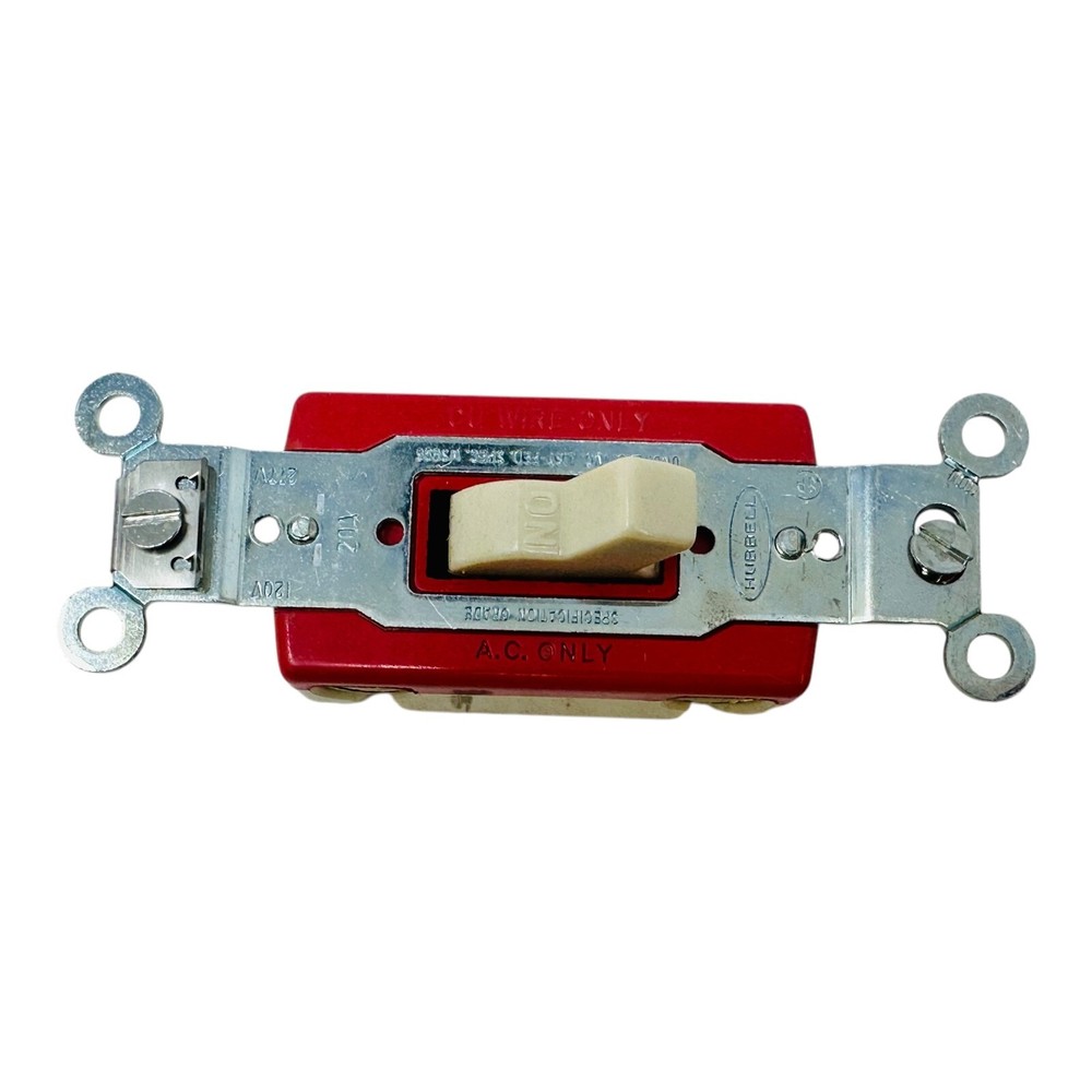 HUBBELL 1221-1 SPECIFICATION GRADE AC TOGGLE SWITCH NEW IN BOX