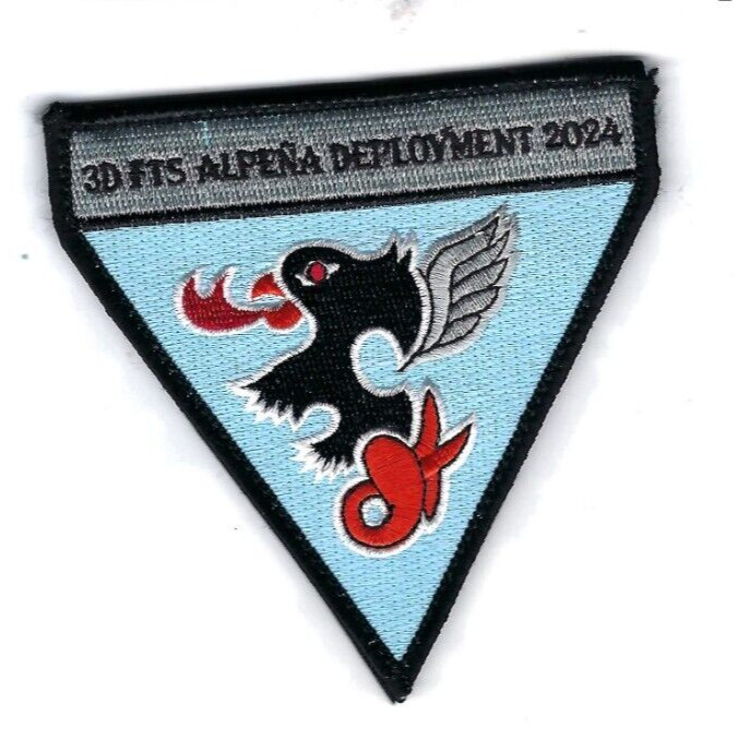 PATCH USAF 3RD FLYING TRAINING SQ ALPENA DEPLOYMENT 2024