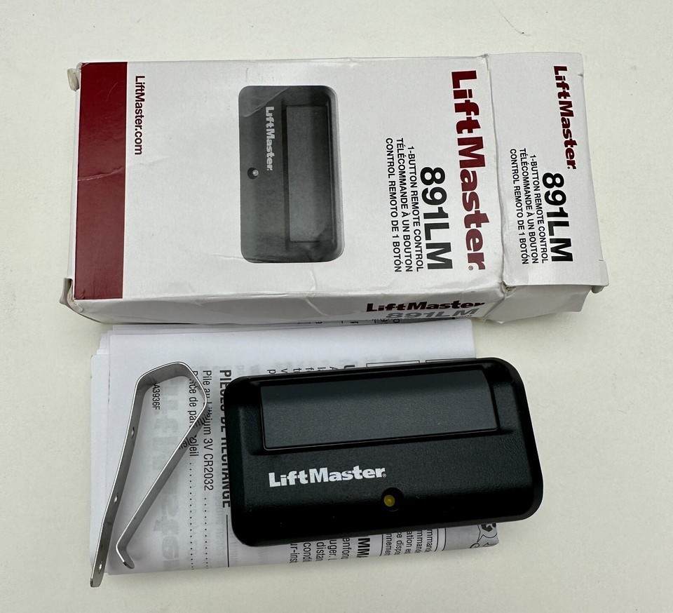 891LM LiftMaster 1 Button Remote Control Garage Opener Security+2.0 (Pack # 10)