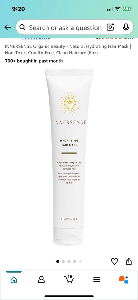 INNERSENSE Hydrating Hair Mask