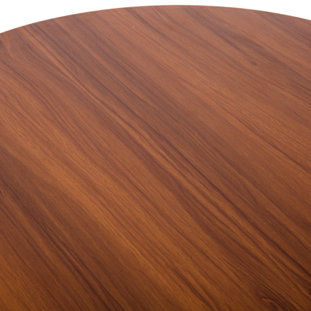 Brown Wood Grain PVC Breakfast Table (One Table and Two Chairs)