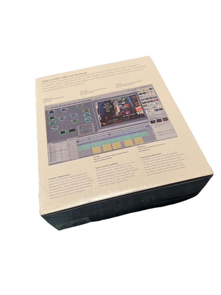 Software Apple DVD Studio Pro 3 M9498Z/A © 2003 Brand New