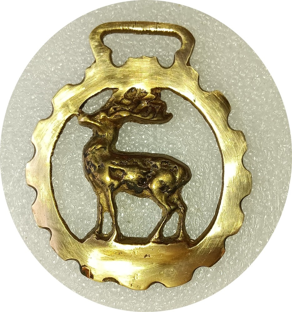 STAG   horse brass      (9012)