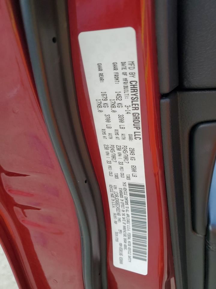 DASH WIRE HARNESS OEM 2014 JEEP GRANDCHER