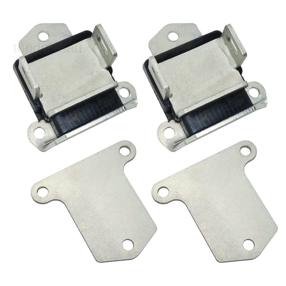 Pair(2) 3474 Engine Motor Mounts SBC BBC Compatible with Silver