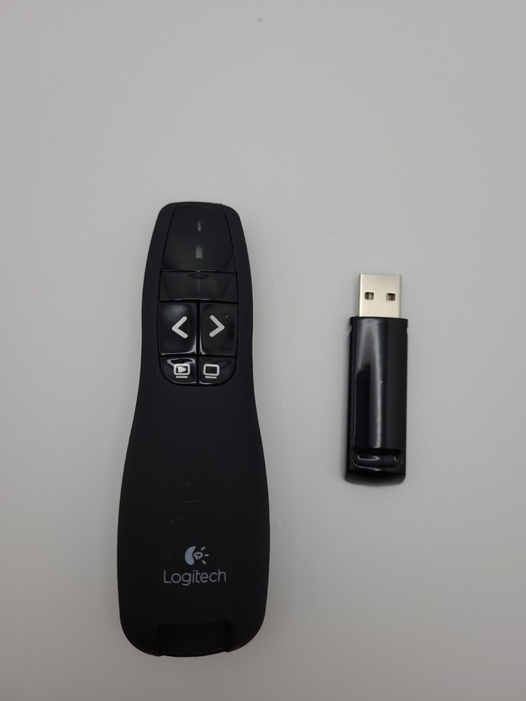 Logitech Wireless Laser Presentation Remote w USB Receiver | R400