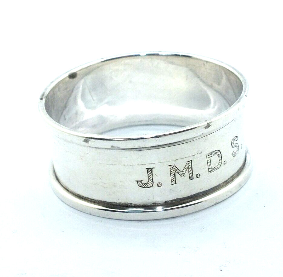 Solid silver near antique napkin ring