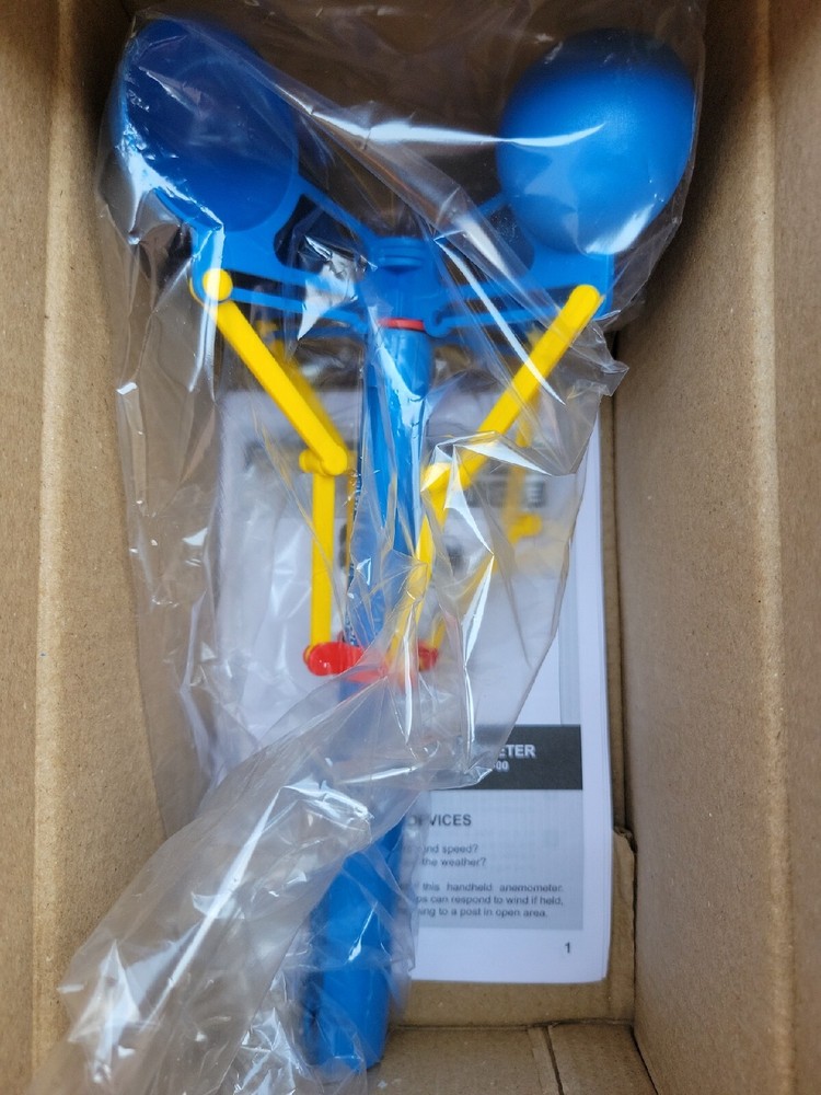 Shinco Analog Handheld Laboratory Anemometer Wind Measuring Tool Educational Use