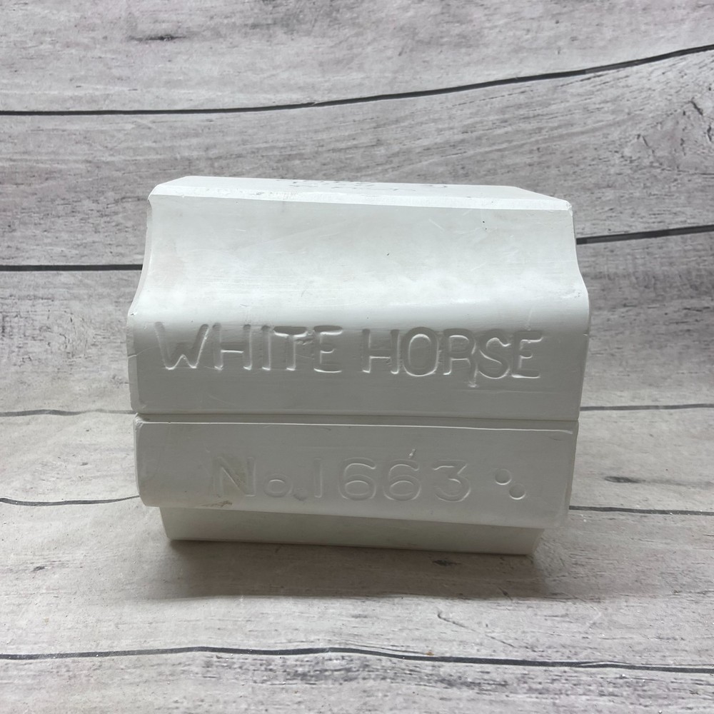 White Horse Ceramic Casting Mold Cake Dish Stand #1663