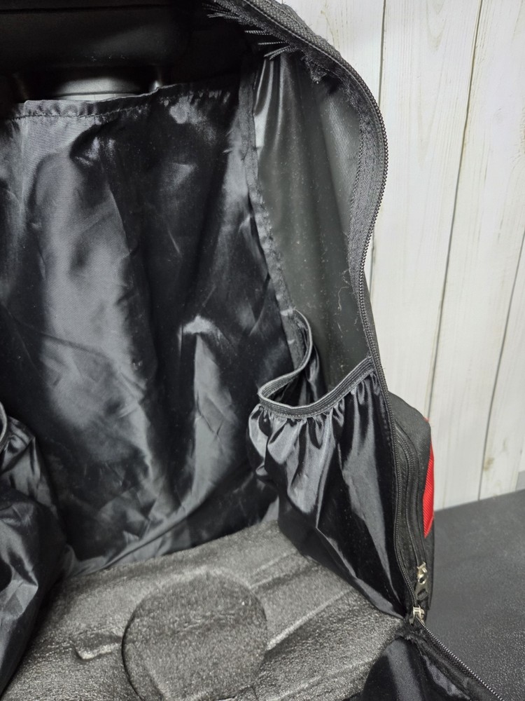 Bowling Bag Brunswick Zone Rolling Ball Roller Red Extending Handle