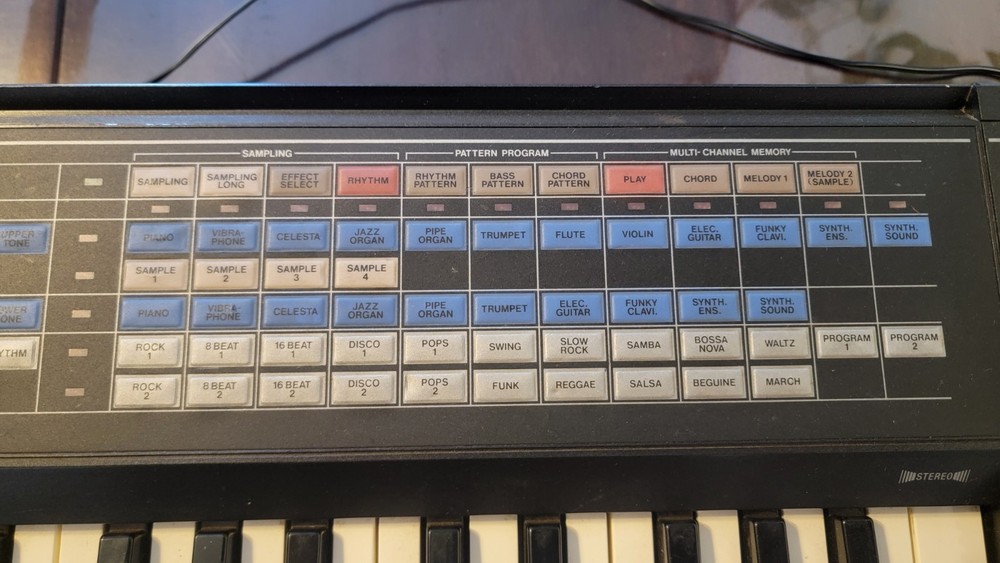 Casio SK-2100 Sampling Keyboard, Vintage Casio Sampling Keyboard