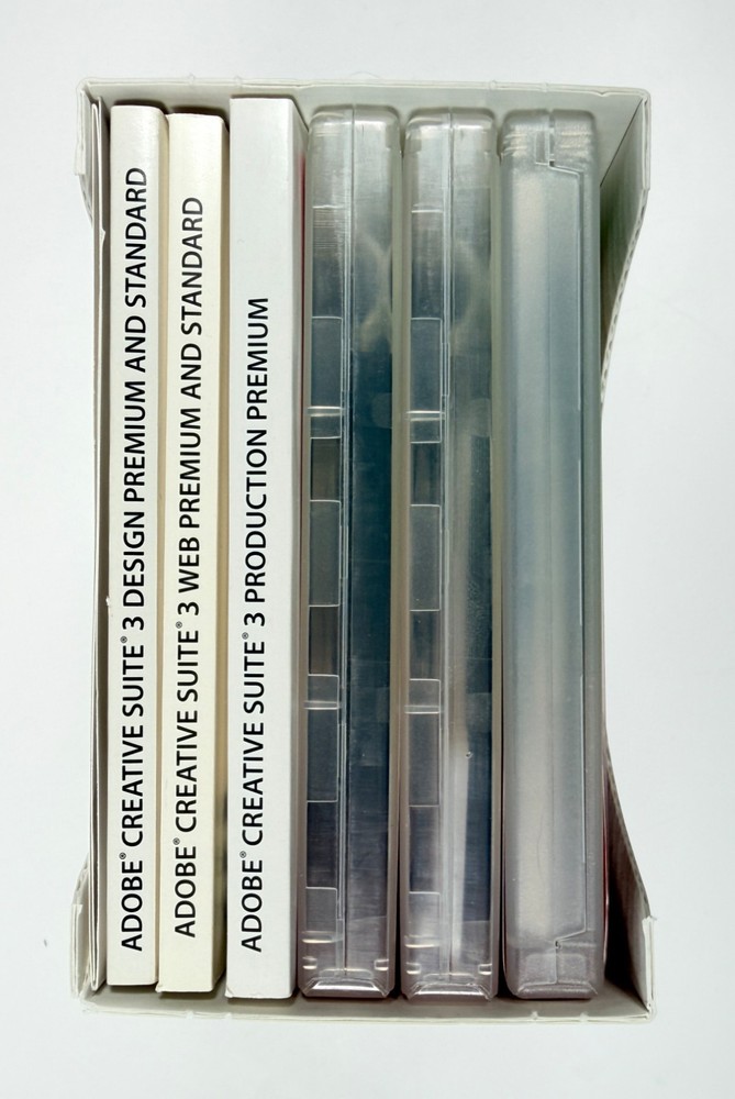Adobe Creative Suite 3 Master Collection CS3 Mac Complete w/ Discs Manuals