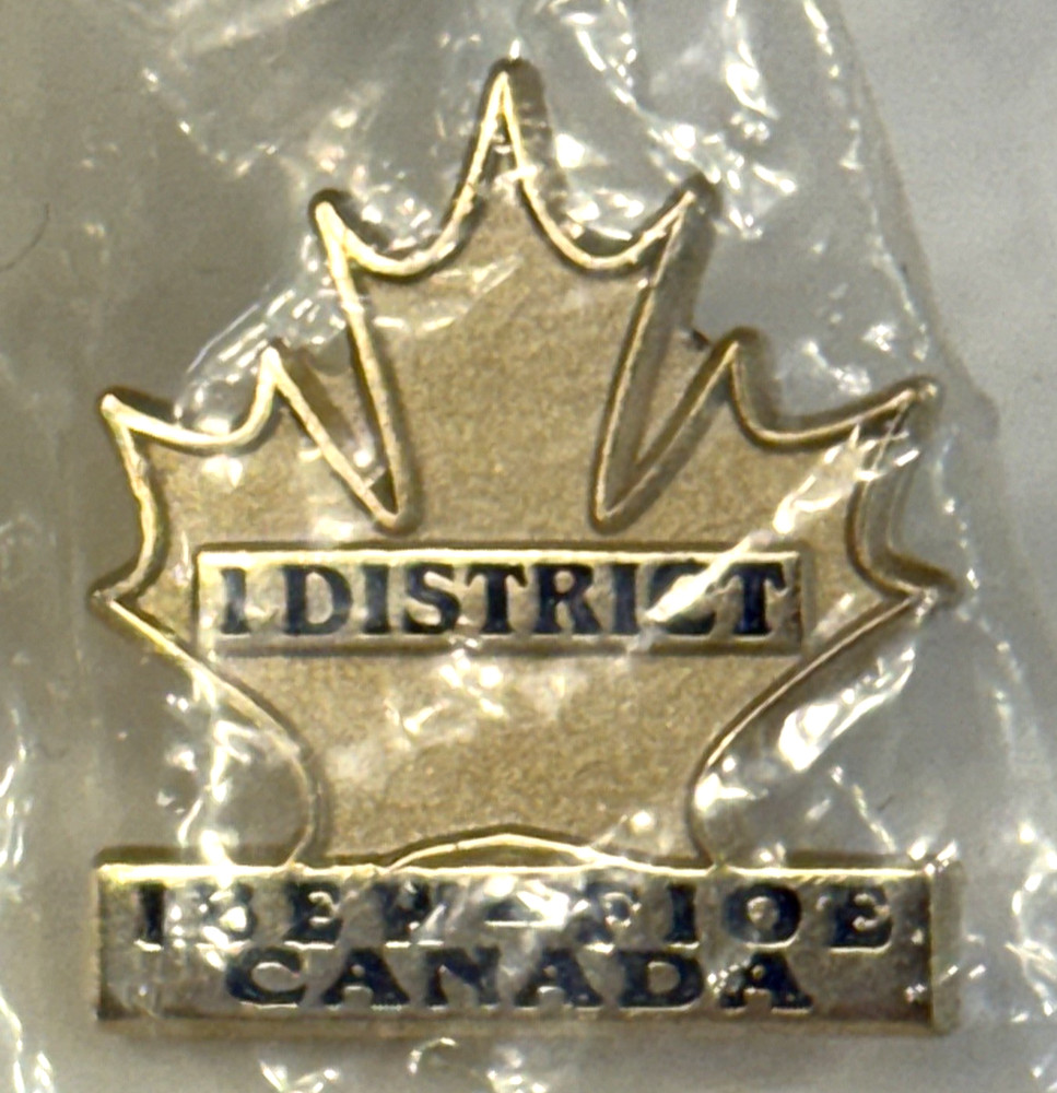 IBEW-FIOE 1st District Canada Lapel pin