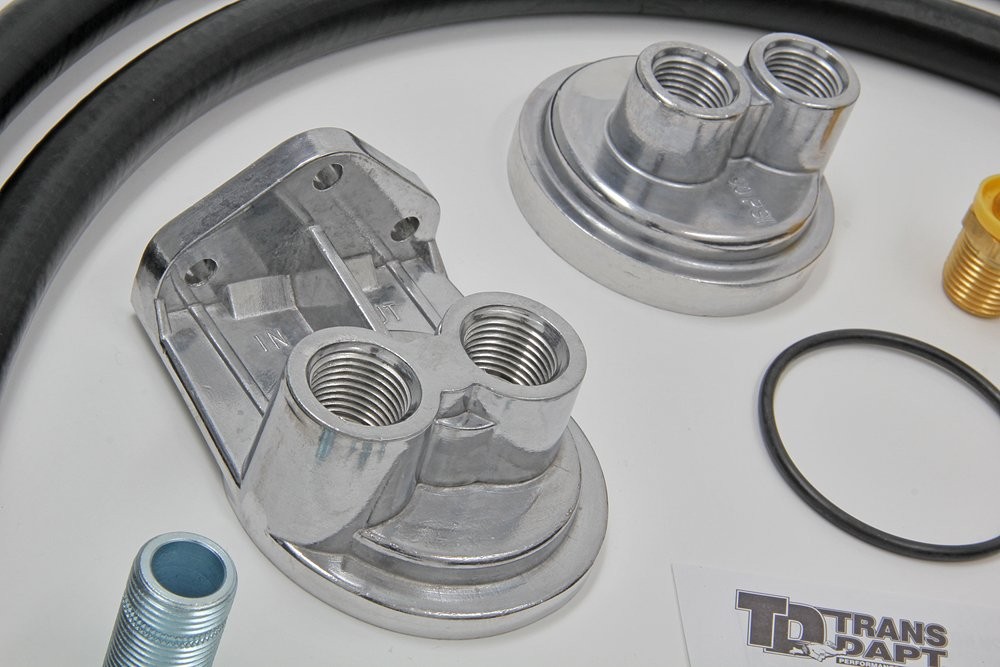 TRANS DAPT Trans-Dapt 1127 Oil Filter Relocation Kit Stock