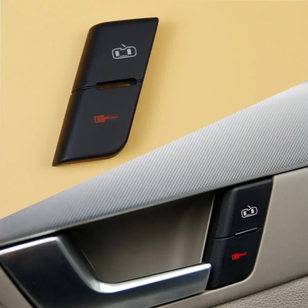 Front Left Central Door Lock Unlock Switch Button Cover LHD Only For Audi A4 S4