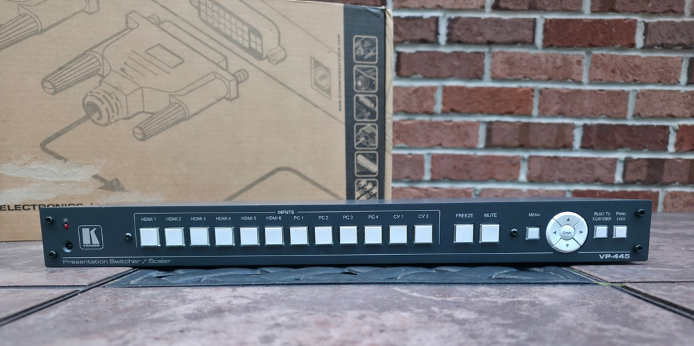 Kramer VP-445 12-Input Presentation Switcher Scaler