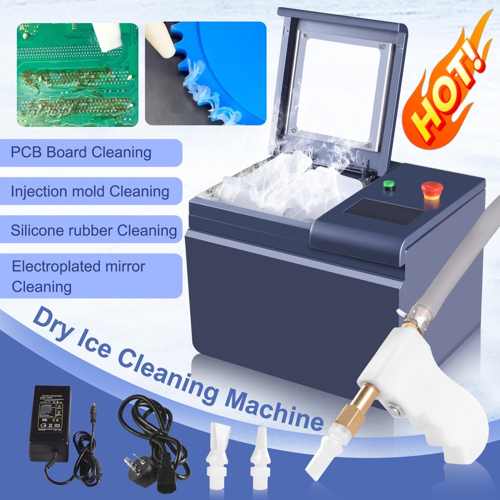 Portable Mini Dry Ice Blasting Machine Cleaning Machine For PCB Burrs Remove AU