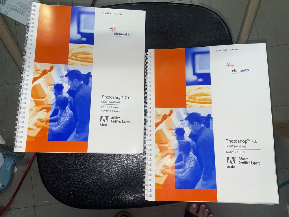 Photoshop 7.0 level one and level two windows