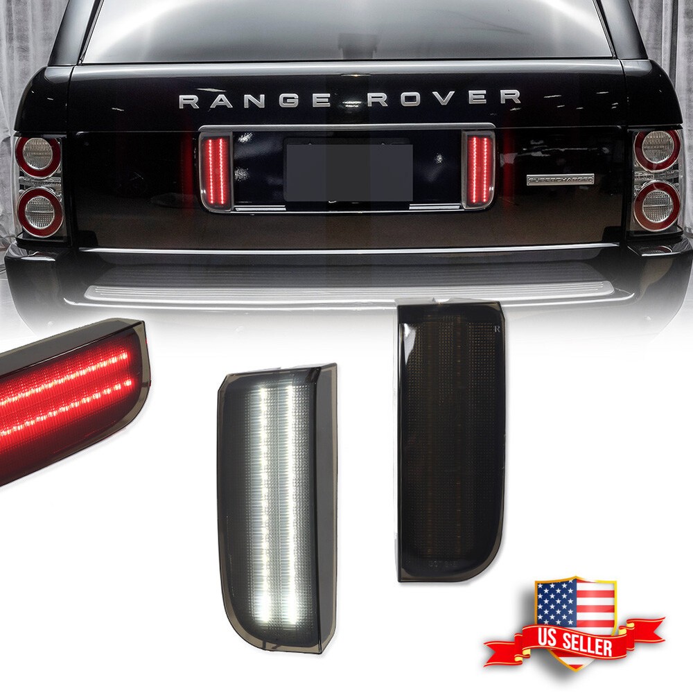 Smoked LED Rear Tailgate Reverse Backup Lights For Land Rover Range Rover L322