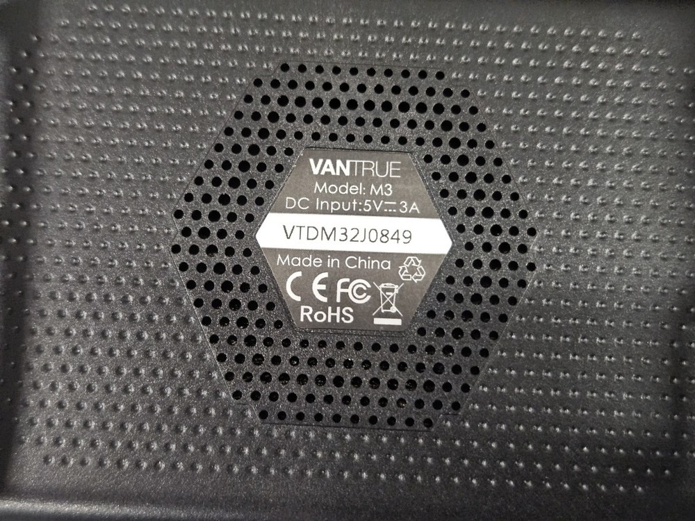 Vantrue M3 1080p Touchscreen Mirror Dash Camera Front & Rear w/ Docking Station