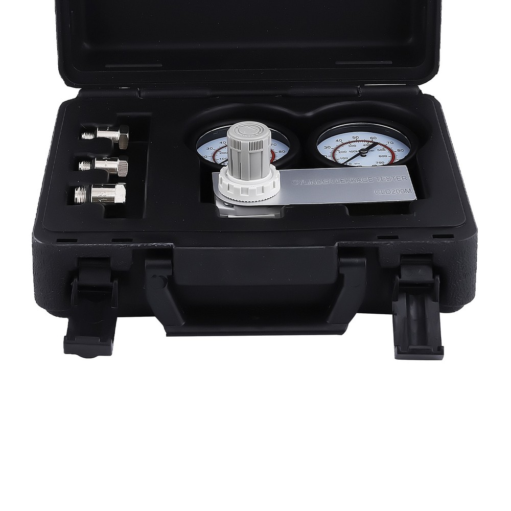 Engine Compression Leakage Leakdown Detector Cylinder Leak Tester Tool Kit Set