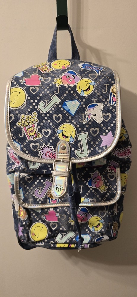 Justice Girl Emoji Backpack