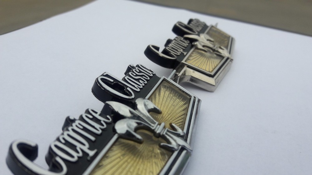 1973-1974 Caprice Classic Sail Panel / Quarter Panel Emblem Set