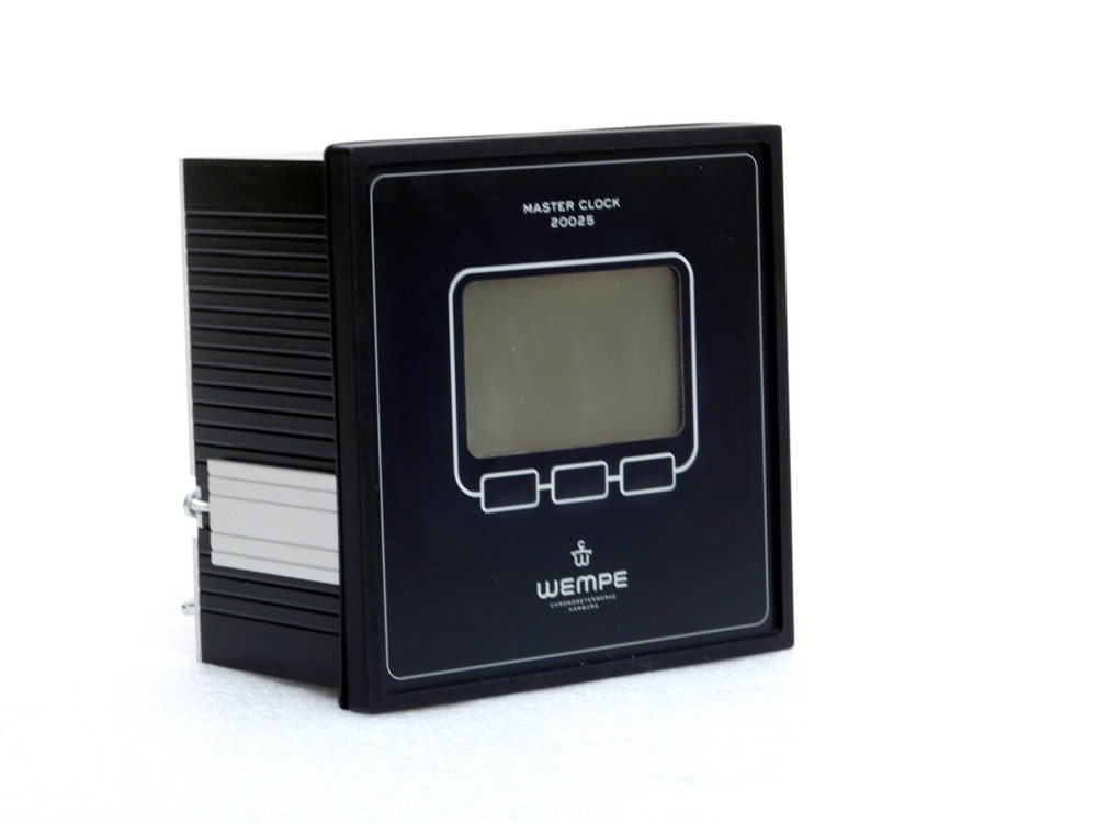 WEMPE CHRONOMETERWERKE MODEL 20025 PROFESSIONAL MARINE SHIP DIGITAL MASTER CLOCK