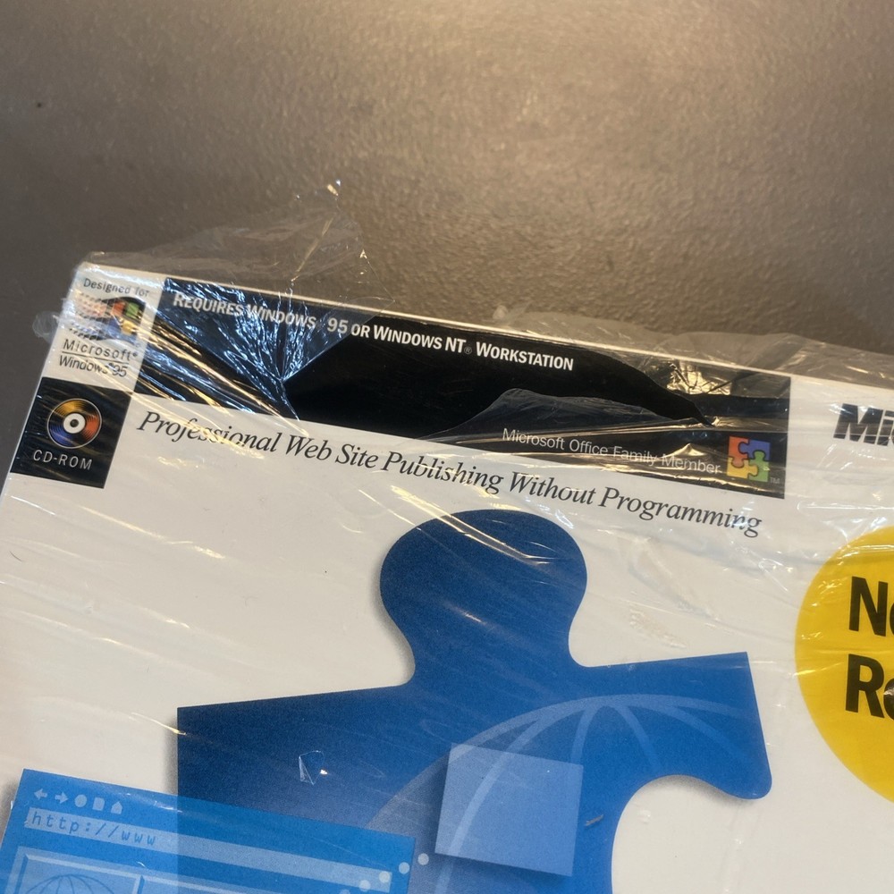 Microsoft FrontPage 97 New Open Box