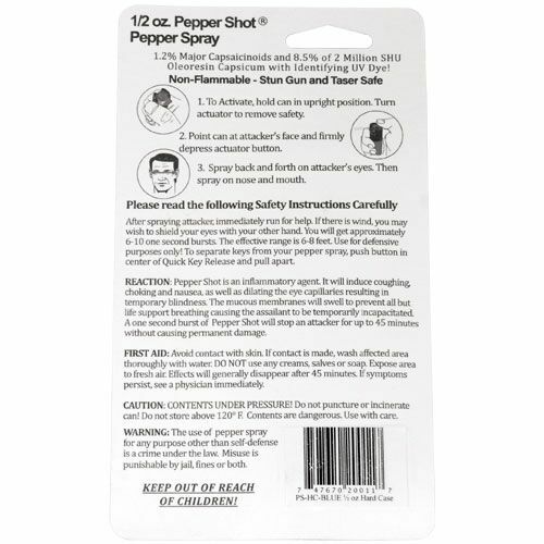 Pepper Shot Keychain Pepper Spray For Self Defense