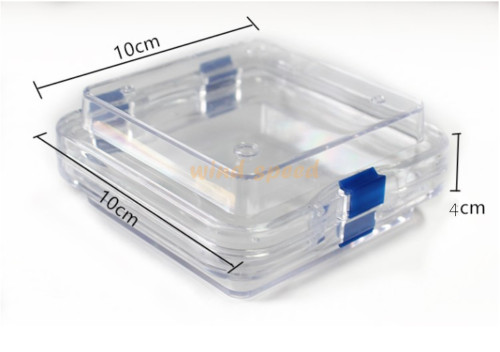 Denture Hinged Display Box Storage Jewelry Chip Boxes False Teeth Membrane Case