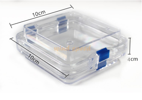 Denture Hinged Display Box Storage Jewelry Chip Boxes False Teeth Membrane Case