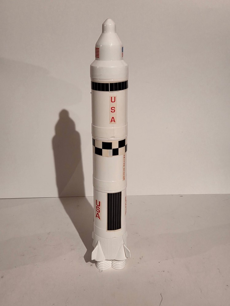 Vintage Hardees NASA Apollo 13 Rocket Pog Case