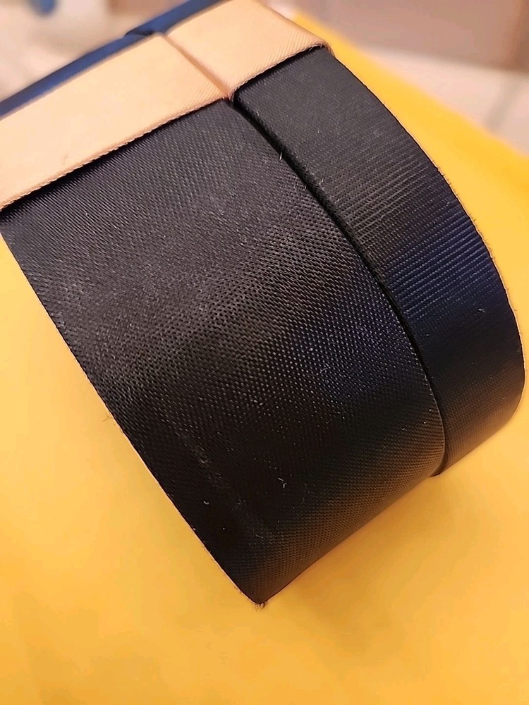 Gift Keepsake Box Black Satin Gold Ribbon