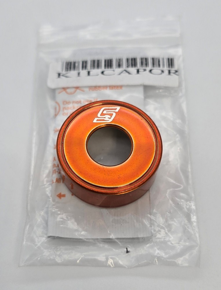 SNAP-ON TOOLS TOOL BOX LOCK CYLINDER CAP COVER ANODIZED ORANGE NEW