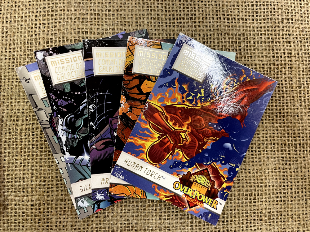 1997 MARVEL MONUMENTAL OVER POWER CARD GAME STARTER DECK CCG RPG
