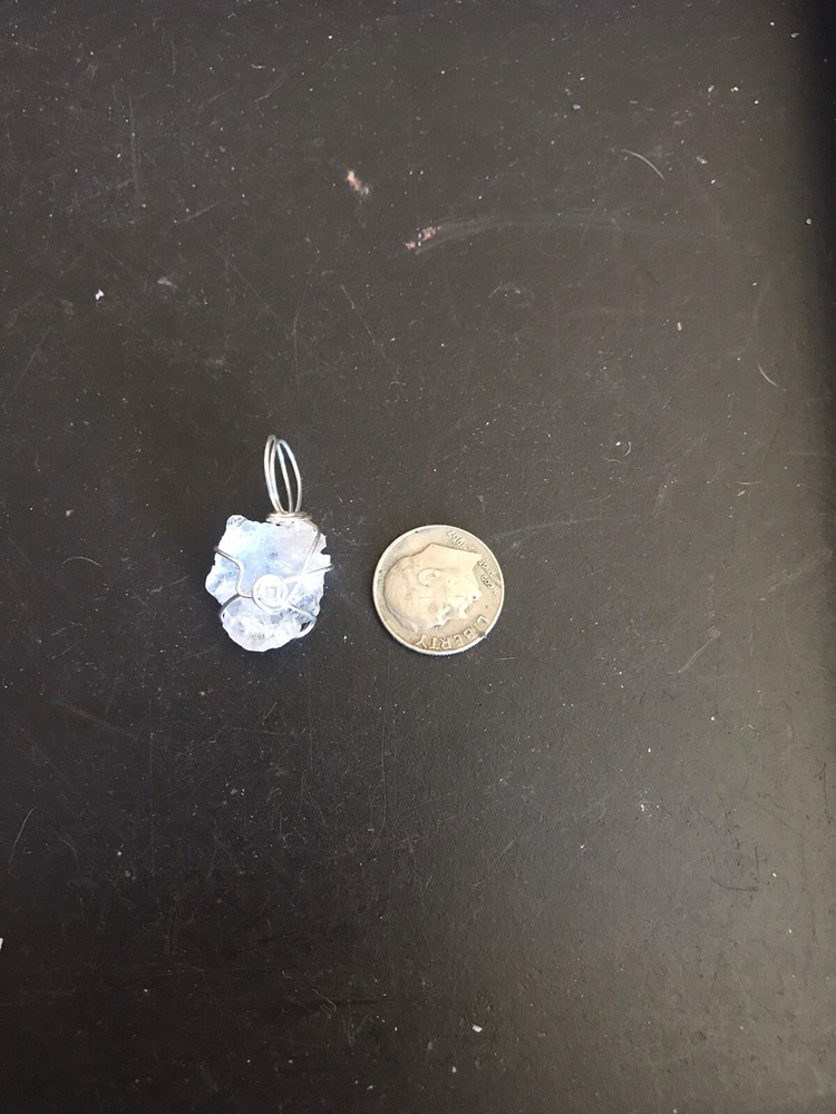 Nirvana Quartz Sterling Silver Wrapped Pendant