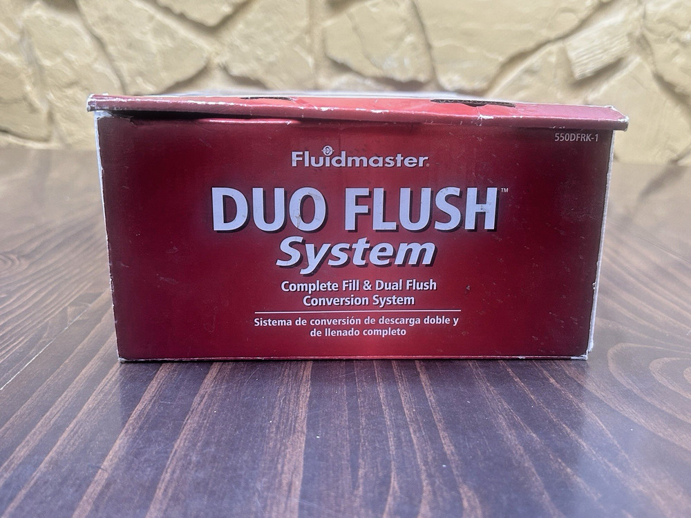 Fluidmaster 550DFRK-1 DuoFlush Fill & Dual Flush Conversion System-OPEN BOX