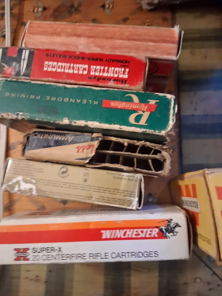 Vintage Empty Ammo Boxes