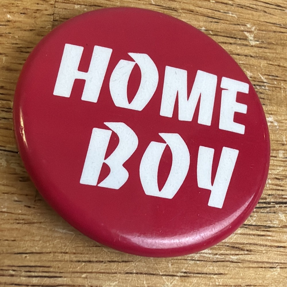 Vintage Home Boy Button Pin